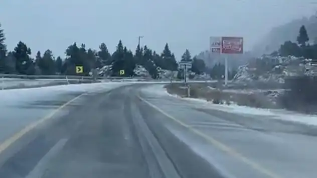 Konya'da özlenen kar, yüksek kesimleri beyaza bürüdü