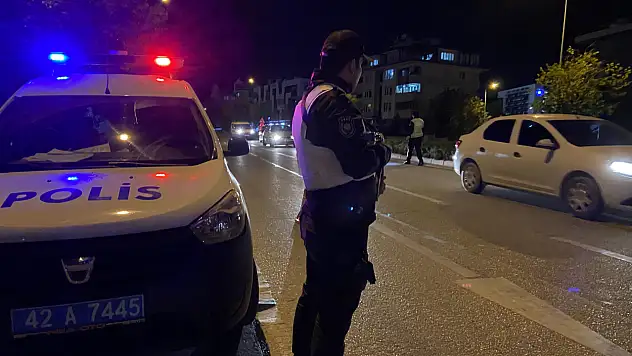 Konya'da polisten 'Şok huzur' uygulaması