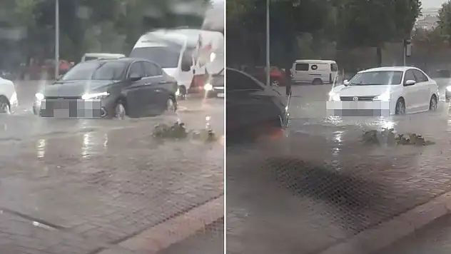 Konya'da sağanak alarmı: Logarlar taştı, trafik felç oldu