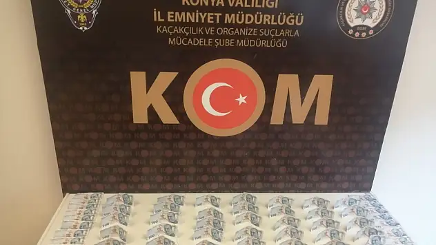 Konya'da sahte para dolandırıcılığı: 2 gözaltı