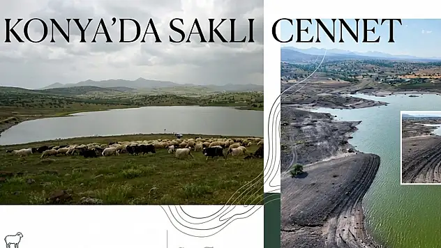 Konya'da saklı cennet: Hem üretiyor hem büyülüyor