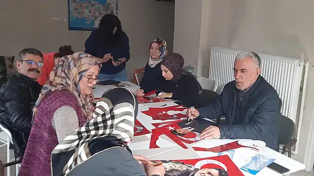 Konya'da şehitlerin hatırası üç boyutlu sanatla yaşatılıyor