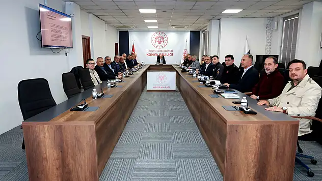 Konya'da spor güvenliği toplantısı: Konyaspor'un müsabakaları için güvenlik önlemleri ele alındı