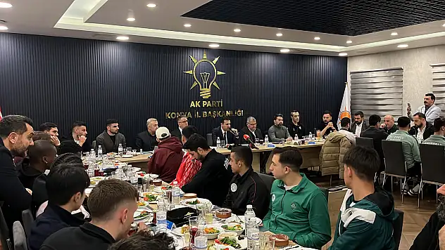 Konya'da spor ve basın camiası iftar sofrasında buluştu