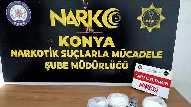 Konya'da zehir tacirleri polis kıskacında: 2 gözaltı