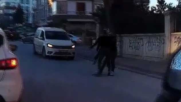 Konya'da trafik tartışmasında yumruklar konuştu