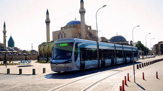Konya'da tramvay seferleri   saatlerinde değişiklik