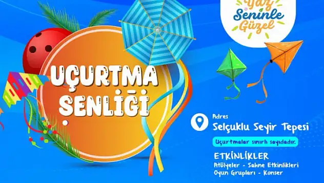 Konya'da uçurtma şenliği: Üstelik ücretsiz!
