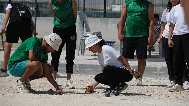 Konya'da Uluslararası Bocce Turnuvası heyecanı yaşandı