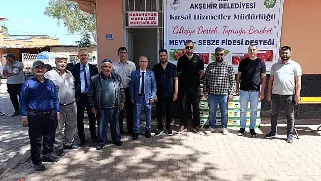 Konya'da üretime destek! 72 bin fide dağıtılıyor