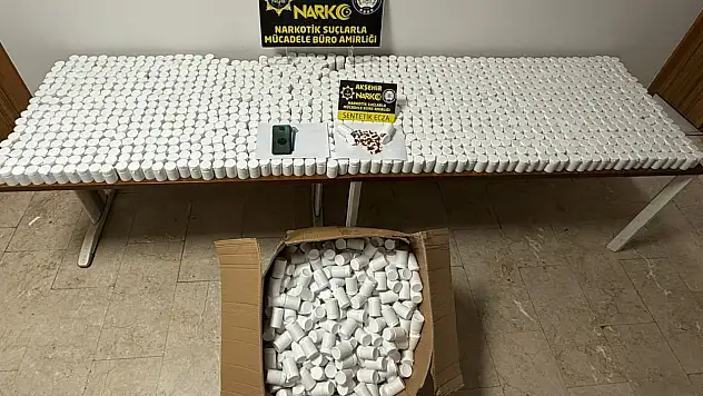 Konya'da uyuşturucu operasyonu: Piyasa değeri 10 milyon TL'yi aşıyor!