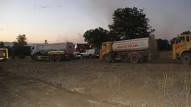 Konya'da yangın alarmı!