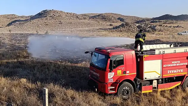 Konya'da yangın korkusu!