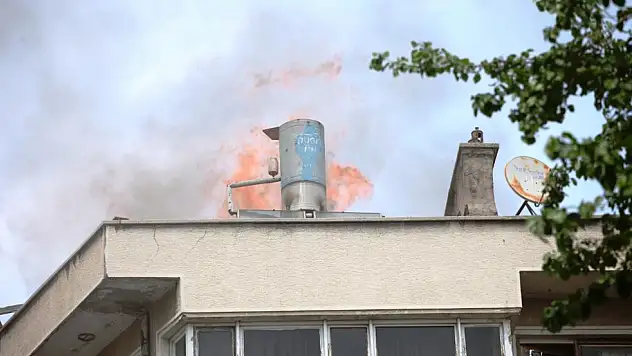 Konya'da yangın paniği!