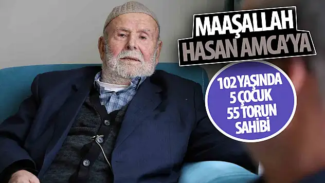 Konya'da yaşayan 102 yaşındaki Hasan amca: 5 çocuğu 55 torunu var
