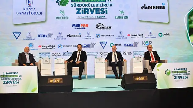 Konya'da yeşil zirve yapıldı!