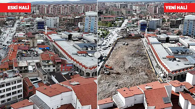 Konya'da yıkım bitti, dönüşüm başlıyor