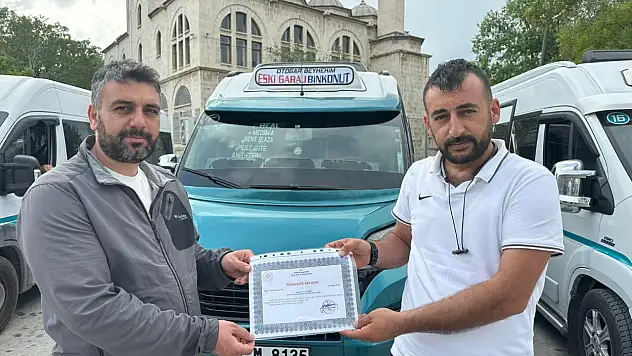 Konya'da yılın şoförü belli oldu!