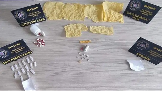 Konya'da zehir satıcılarına darbe!