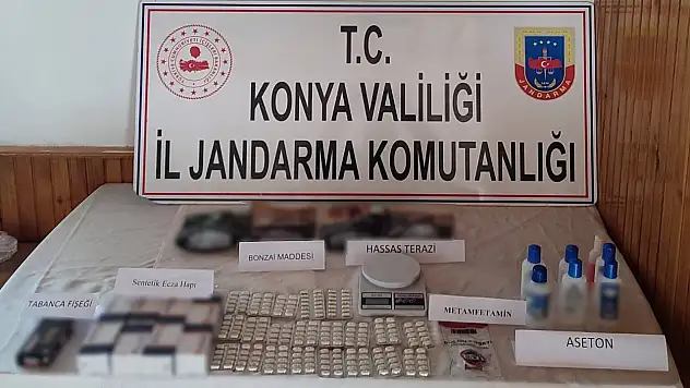 Konya'da zehir tacirlerine darbe: 6 tutuklama