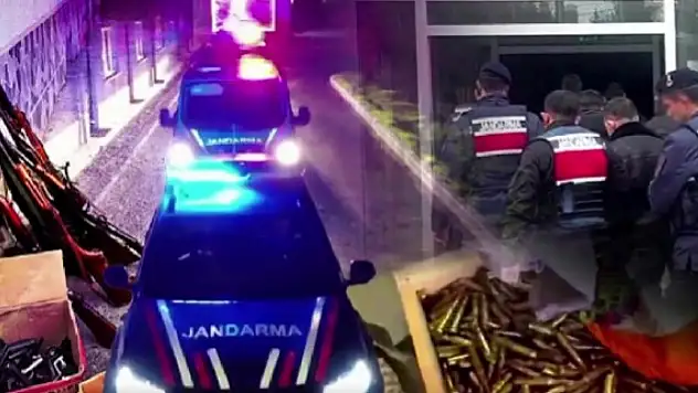 Konya dahil 14 ilde silah kaçakçılığı operasyonu: 202 gözaltı!