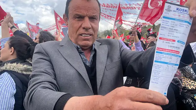 Konya'daki CHP mitingine su faturası damga vurdu: 'Su faturası, elektrik, faturası geçti'