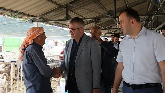 Konya'daki o ilçede canlı hayvan pazarı açıldı!