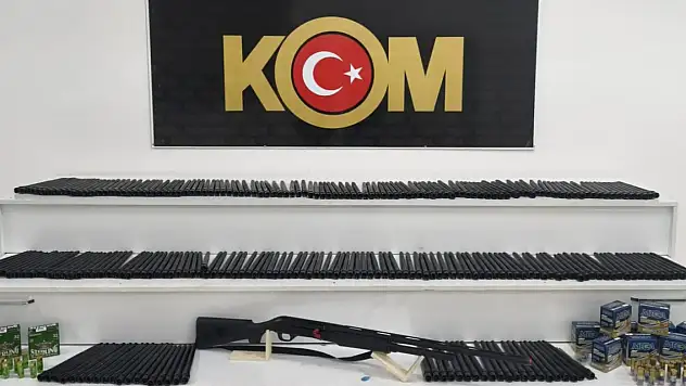 Konya'daki operasyonda cephanelik çıktı!