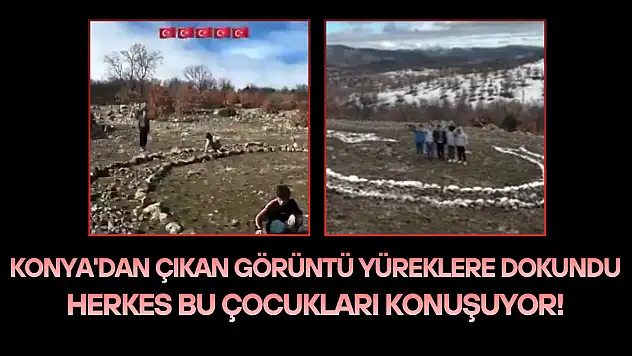 Konya'dan çıkan görüntü yüreklere dokundu: Herkes bu çocukları konuşuyor!