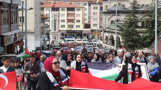 Konya'dan Filistin'e destek