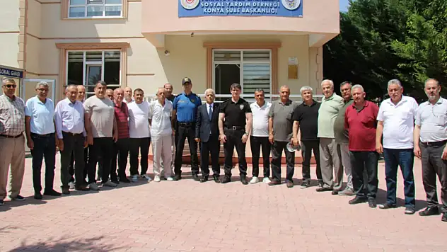 Konya Emniyet Müdürü Koç'tan Polis Emeklileri Derneği'ne ziyaret