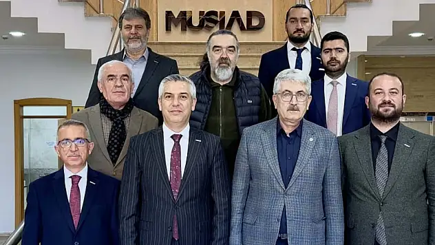 Konya Gazeteciler Cemiyeti'nden MÜSİAD'a hayırlı olsun ziyareti!
