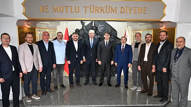 Konya Gazeteciler Cemiyeti'nden Emniyet Müdürü Koç'a hayırlı olsun ziyareti