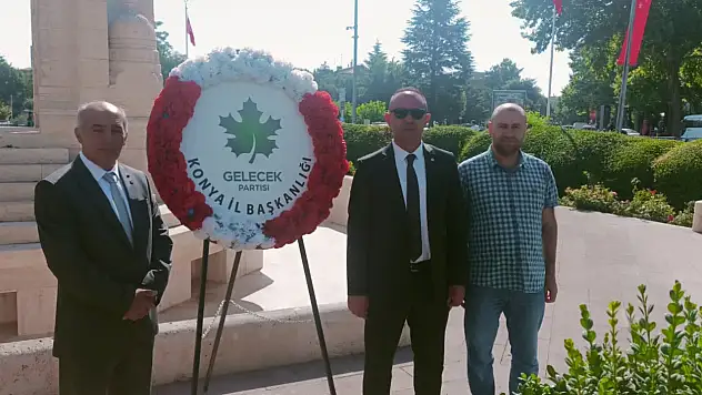 Konya Gelecek Partisi Ata'yı andı