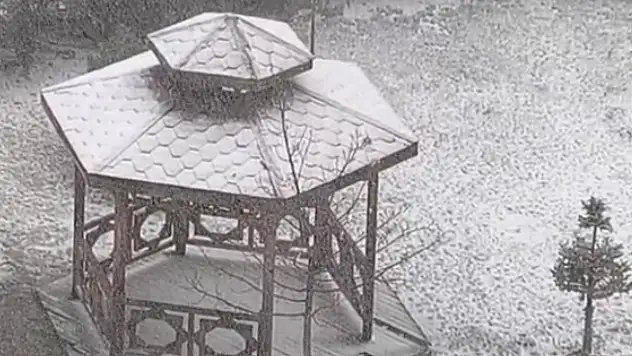 Konya Gödene Yaylası'nda aynı günde dört mevsim