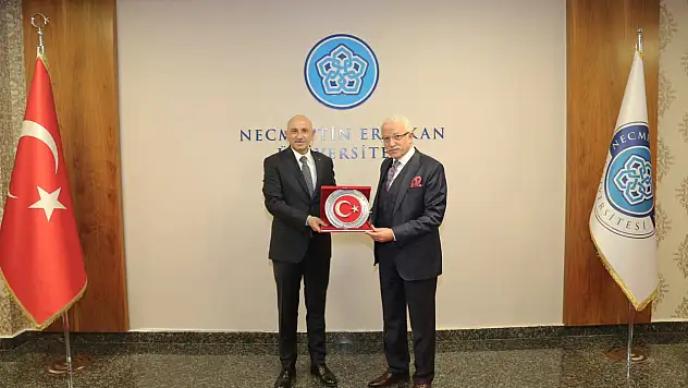 Konya İl Emniyet Müdürü Yüksek'ten NEÜ Rektörü Zorlu'ya ziyaret