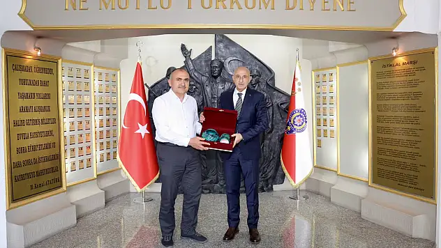 Konya İl Emniyet Müdürü Yüksek, Uğurlu'yu ağırladı: KAAN Projesi'ne ilişkin değerlendirmeler yapıldı