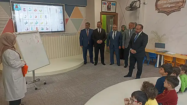 Konya İl Müftüsü 4-6 yaş grubu öğrencilerle buluştu