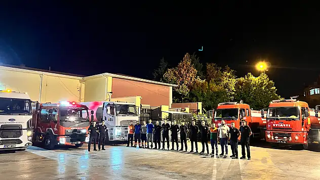 Konya itfaiyesi bu kez o il için harekete geçti! AKOM duyurdu....
