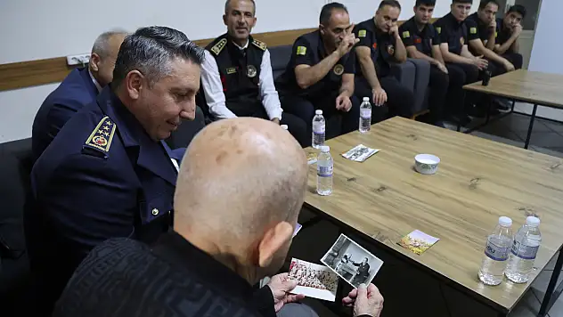 Konya İtfaiyesi'nin 92 yaşındaki çınarına vefa