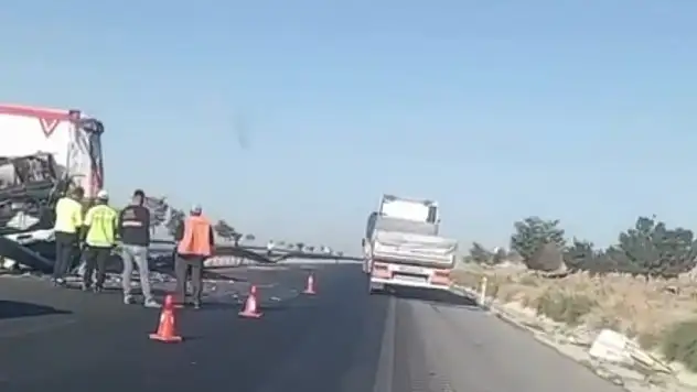 Konya Karapınar'da kaza