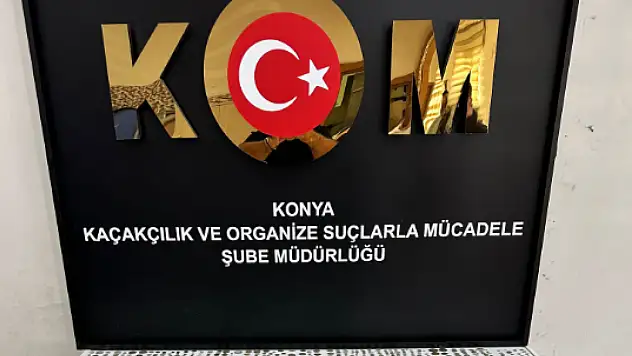 Konya KOM ekiplerinden tarihi eser kaçakçılığına darbe: 1 gözaltı!