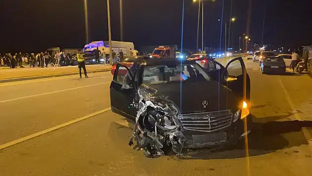 Konya Kulu'da kavşakta korkutan kaza: 3 yaralı