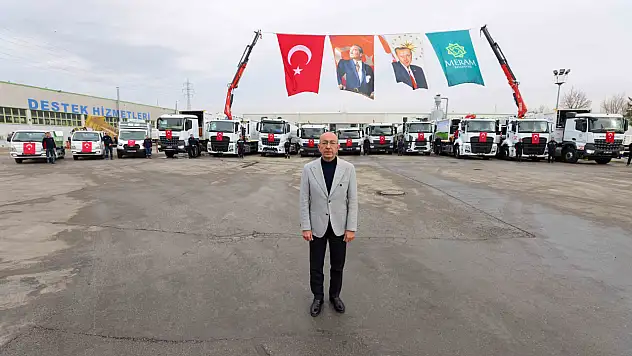 Konya Meram Belediyesi araç filosunu 13 yeni araçla güçlendirdi