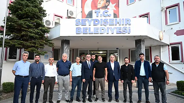 Konya Milletvekili Karaman'dan Seydişehir Belediye Başkanı Ustaoğlu'na ziyaret