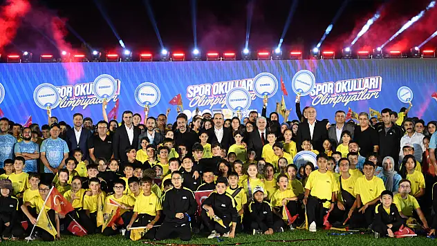 Konya'nın 28 ilçesi Spor Okulları Olimpiyatları'nda buluştu