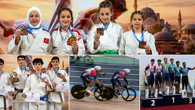 Konya'nın altın çocukları madalyaları topladı
