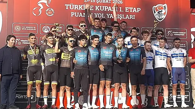 Konya'nın bisiklet yıldızları Türkiye Kupası'nda madalya topladı