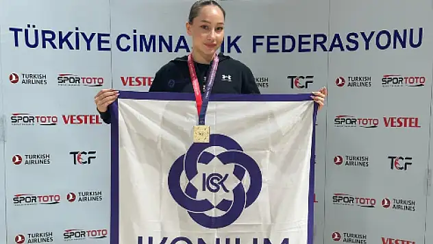 Konya'nın cimnastikteki gururu: Liva Nur Yalçın Türkiye şampiyonu