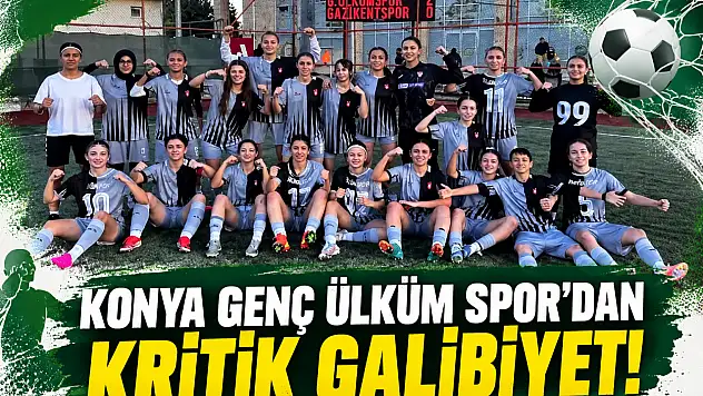 Konya'nın genç kızları durdurulamıyor! Genç Ülküm spor'dan kritik galibiyet